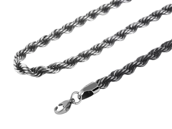 Kordelkette Kellana 50 cm Edelstahl