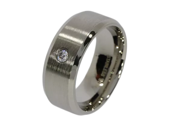 Modell Fiete - 1 Ring aus Edelstahl