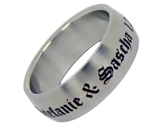 Modell Dave - 1 Ring aus Edelstahl