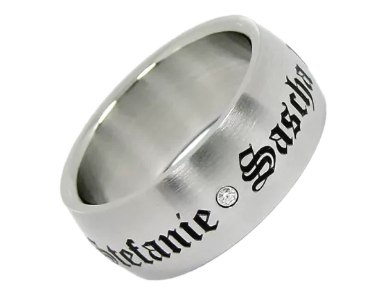 Modell Dave - 1 Ring aus Edelstahl