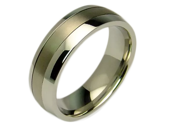 Model Hero - 1 ring stainless steel&titanium