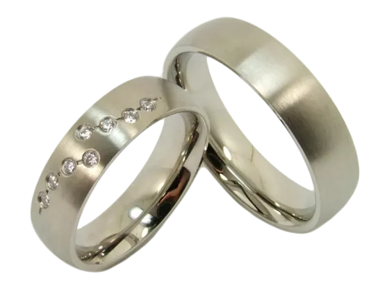 Model Josephine - 2 rings stainless steel