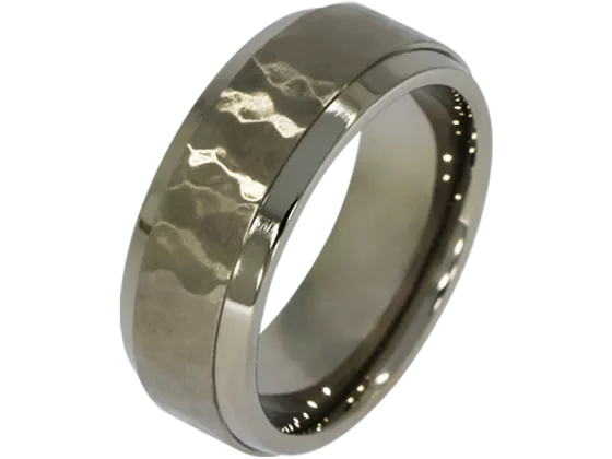 Model Olivier - single titanium ring