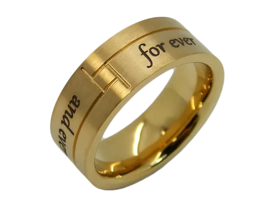 Modell Evelina - 1 Ring aus Edelstahl