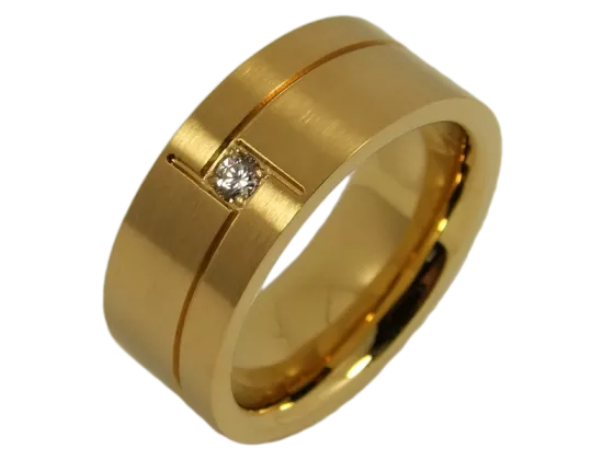 Modell Christine - 1 Ring aus Edelstahl