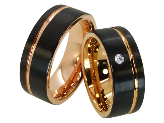 Model Grace - ring pair made of tungsten