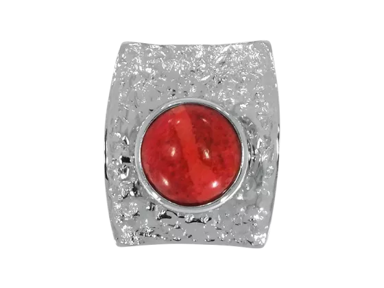Pendant Red Fire 925 silver