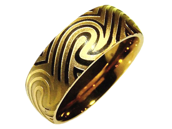 Modell Derek - 1 Ring aus Edelstahl