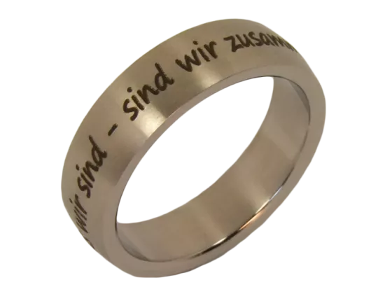 Modell Lara - 1 Ring aus Edelstahl