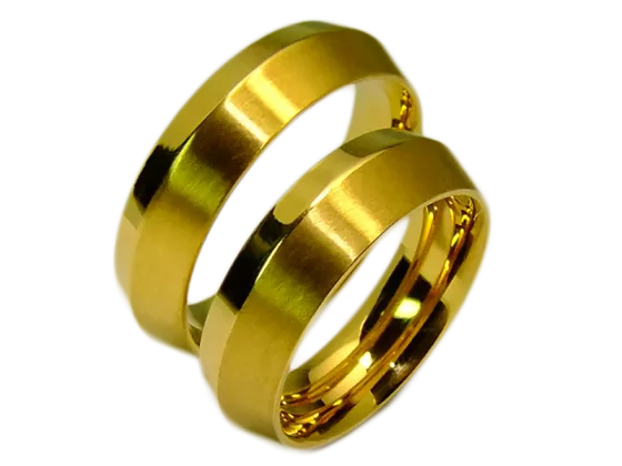 Modell Jane - 2 Ringe aus Edelstahl
