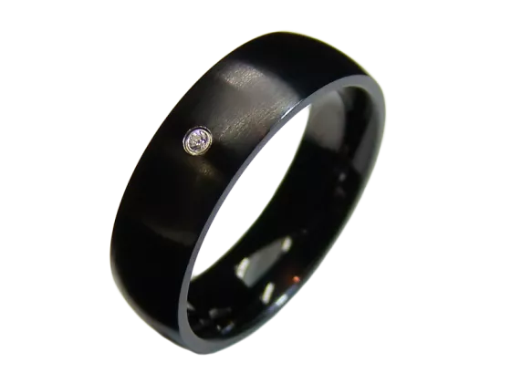 Modell Elena - 1 Ring aus Edelstahl