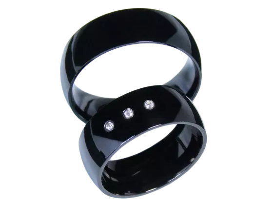 Modell Bella - 2 Ringe aus Edelstahl