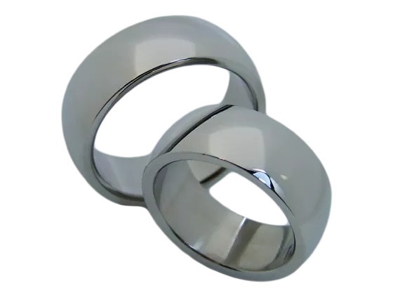 Model Hugo - 2 rings stainless steel