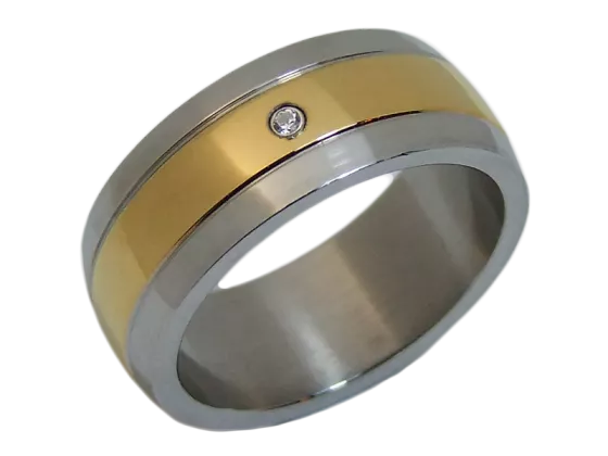 Modell Justin - 1 Ring aus Edelstahl