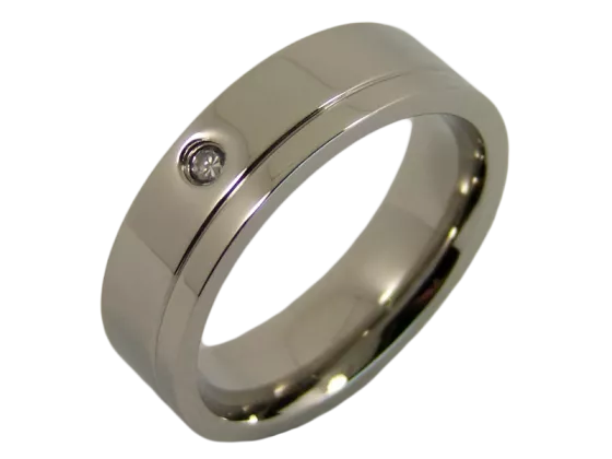 Modell Angelina - 1 Ring aus Edelstahl
