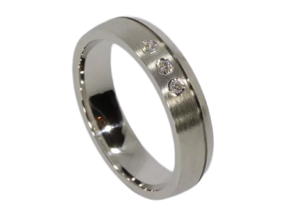 Modell Tassilo - 1 schmaler Ring aus Silber