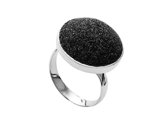 Modell Lavastrand rund - 1 Ring aus 925er Silber