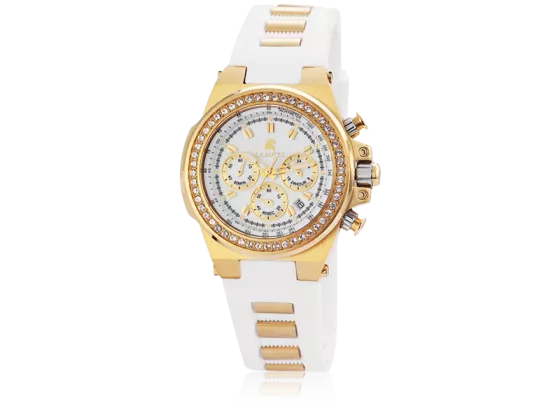 Carucci CA2215 ladies watch white&gold