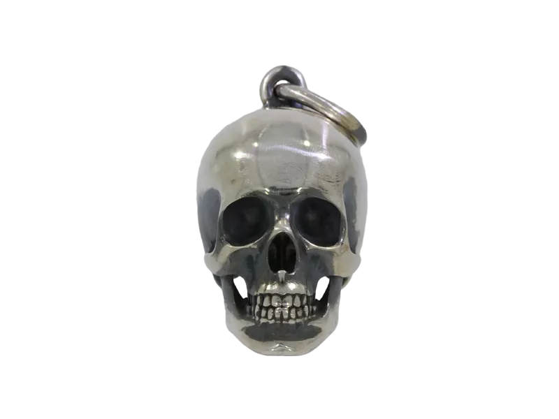 Extra Großer Ketten Anhänger Totenkopf Skull Tribal Gothic death Silber 925  65gr