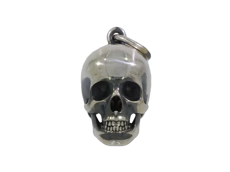 Anhänger Totenkopf massiv 925er Silber