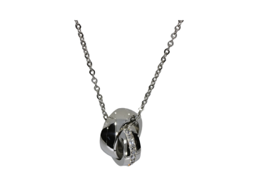 Ankerkette Mina mit Anhänger Ringe Edelstahl