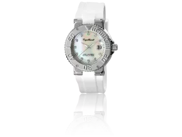 Engelhardt ladies watch white&silver in gift box