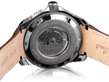 Engelhardt men`s watch with genuine leather strap