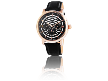 Engelhardt Herrenuhr mit Echtlederarmband
