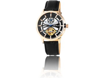 Engelhardt Herrenuhr mit Echtlederarmband