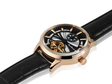 Engelhardt Herrenuhr mit Echtlederarmband