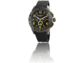 Engelhardt men`s watch with black silicone strap