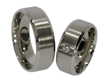 Model Fiete - 2 stainless steel rings