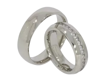 Model Justus - 2 rings stainless steel