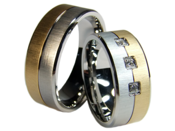 Modell Orion - 2 Ringe aus Edelstahl