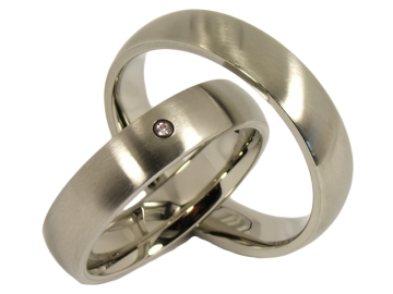 Modell Greethe - 2 Ringe aus Edelstahl