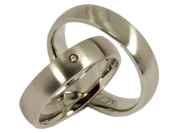 Model Greethe - 2 rings stainless steel