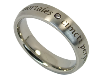 Modell Melissa - 1 Ring aus Edelstahl