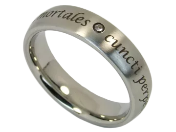 Modell Melissa - 1 Ring aus Edelstahl