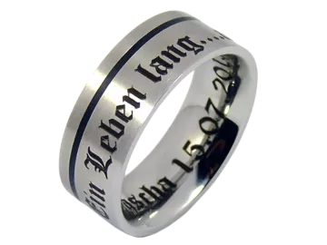 Model Holly - 2 rings stainless steel