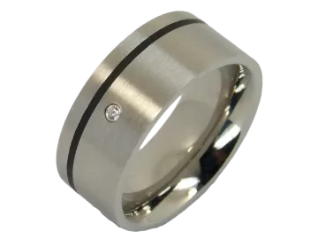 Modell Gereon - 2 Ringe aus Edelstahl