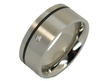 Modell Gereon - 1 Ring aus Edelstahl