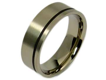 Model Faith - 1 titanium ring
