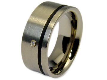 Modell Faith - 1 Ring aus Titan