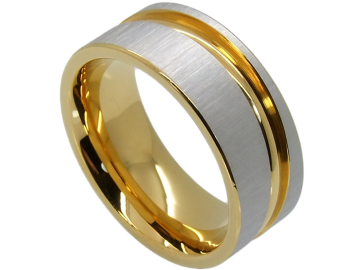 Modell Kathryn - 2 Ringe aus Edelstahl