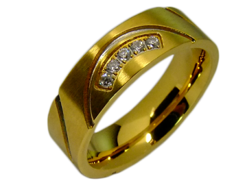 Modell Bridgette - 1 Ring aus Edelstahl