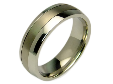 Modell Hero - 1 Ring aus Edelstahl & Titan