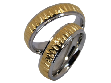 Modell Quendoline - 2 Ringe aus Edelstahl