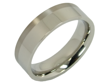 Modell Tiziano - 1 Ring aus Edelstahl & Titan