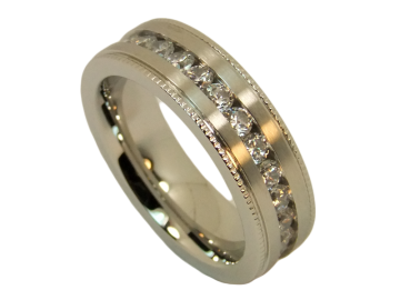 Modell Antoinette - 1 Ring aus Edelstahl