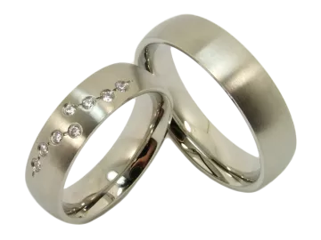 Model Josephine - 2 rings stainless steel